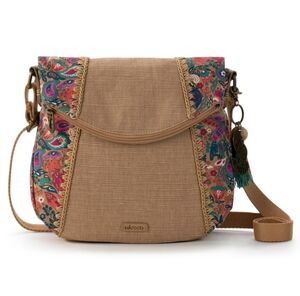 NWT Sakroots Foldover Crossbody With Purse Charms